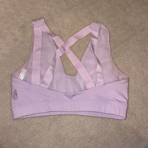 Free people movement purple sports bra size small